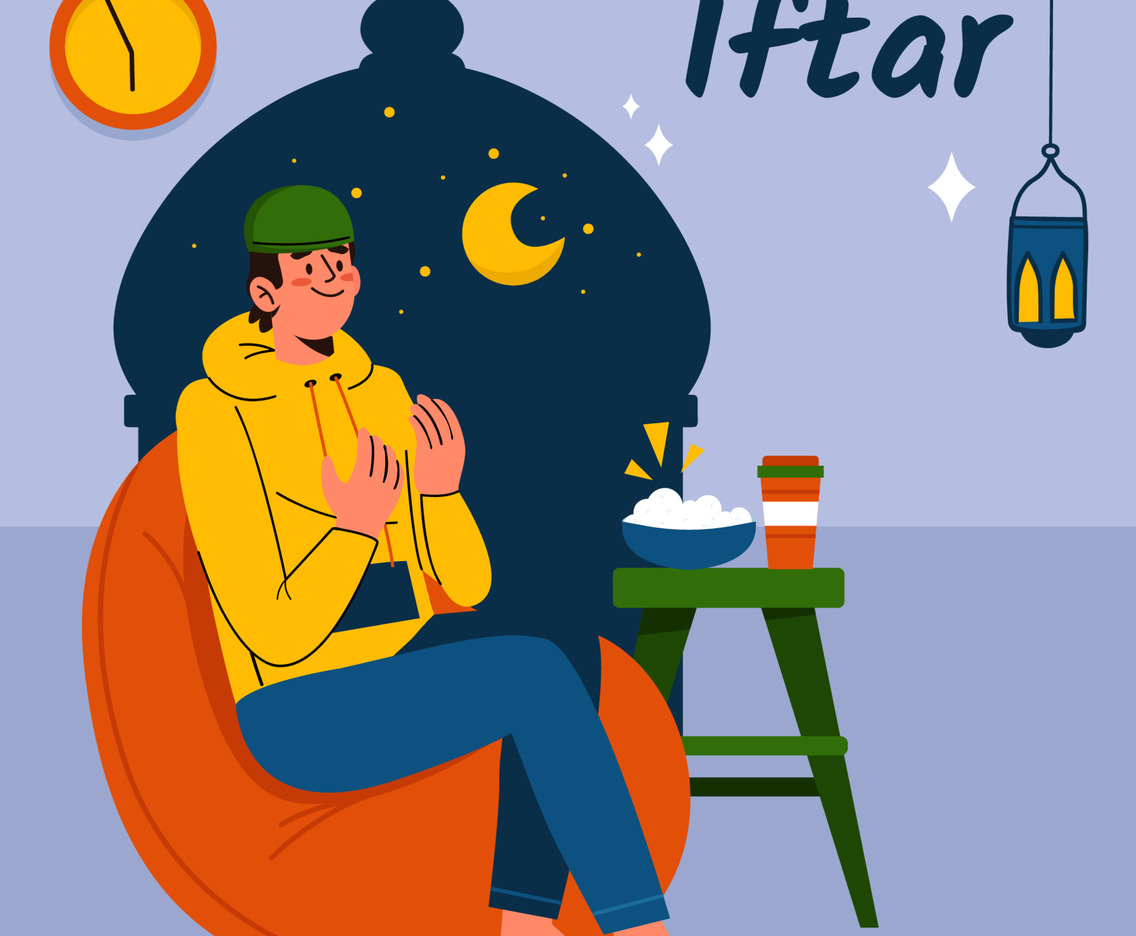 Praying Preparation for Iftar