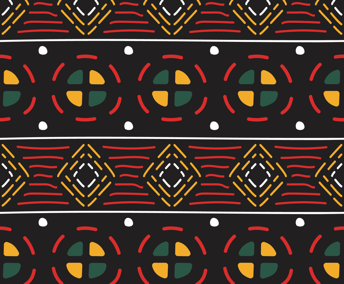 Abstract African Color Seamless Pattern