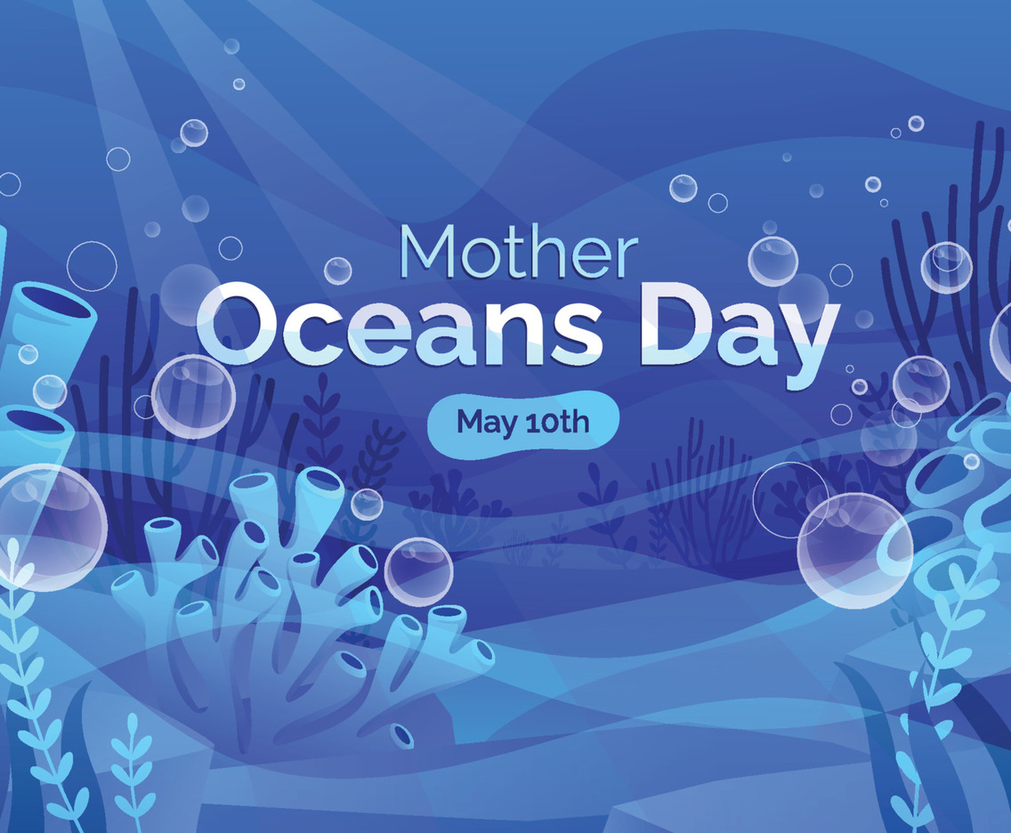 Mother Oceans Day Background