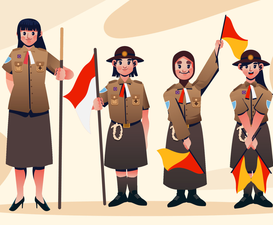 Scout Girl Day Character Concept