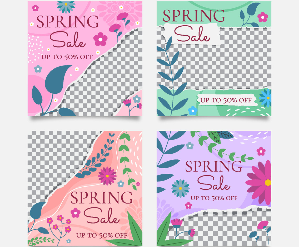 Spring Sale Fashion Social Media