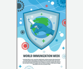 World Immunization Week Poster