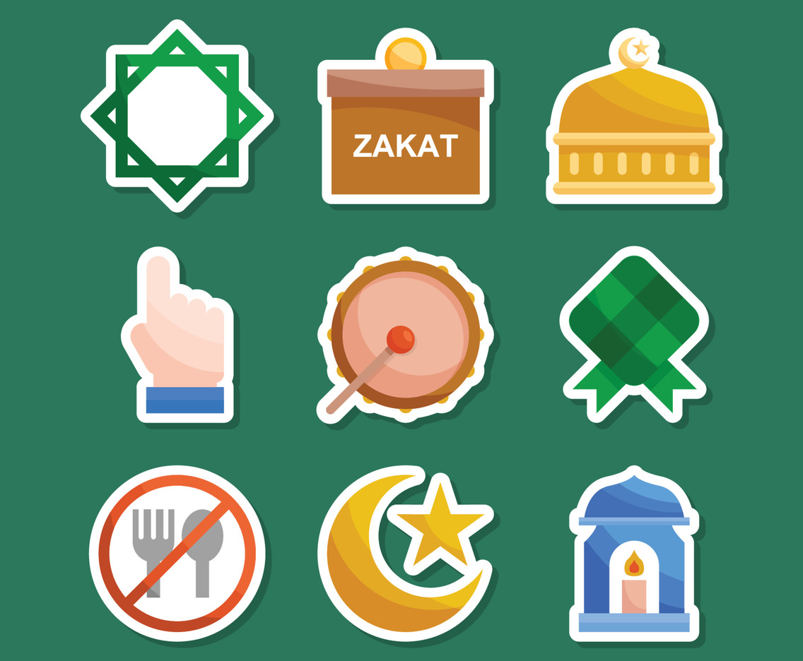 Ramadan Month Fasting Sticker Pack