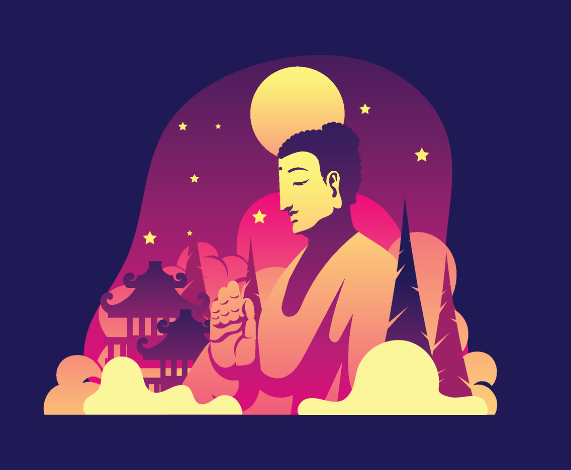 Budha Statue for Vesak Prayer