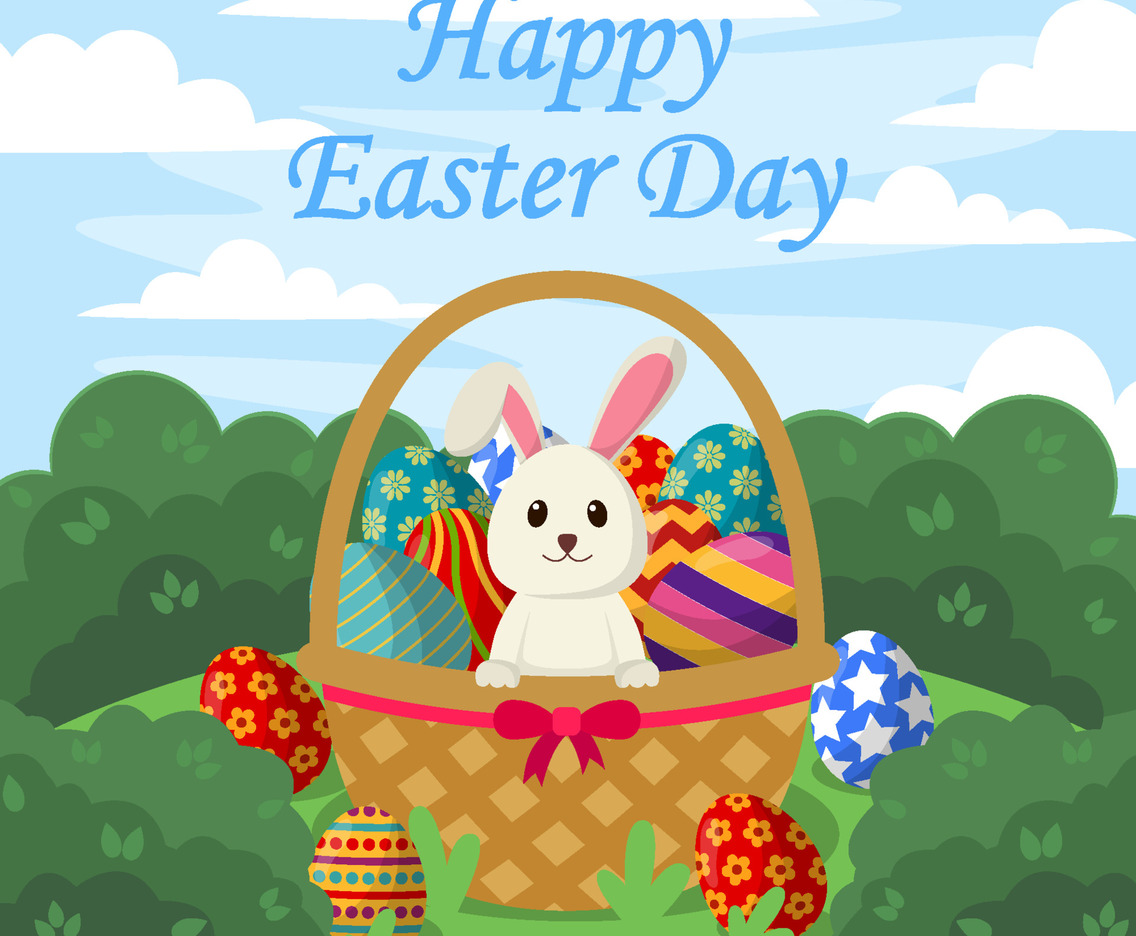 Easter Rabbit Background