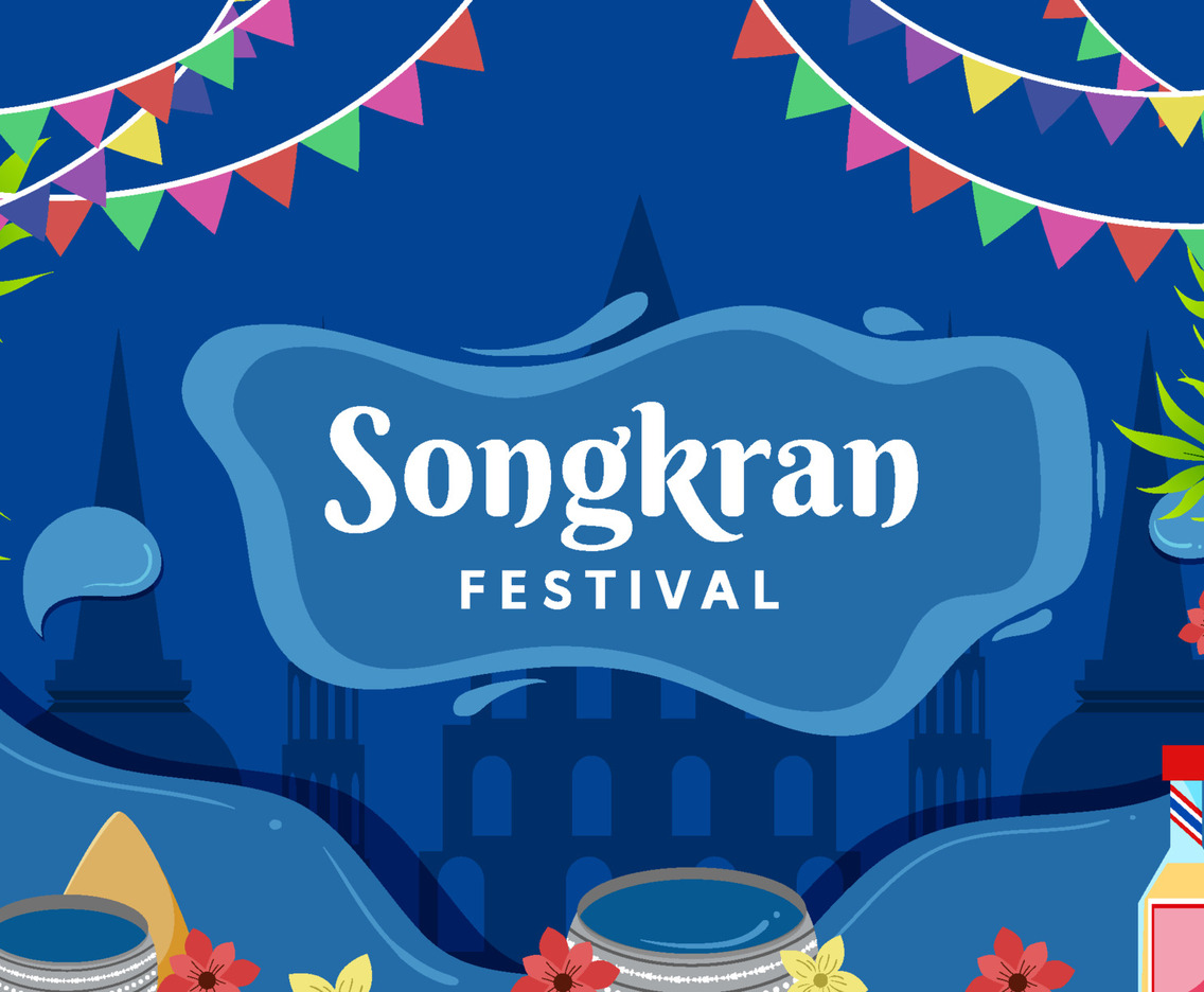 Festivity Songkran Background