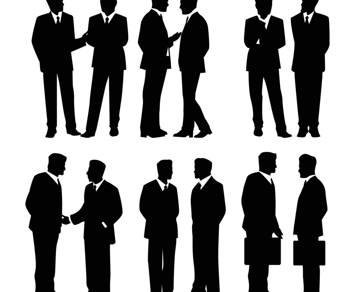 Business People Group Silhouette Concept