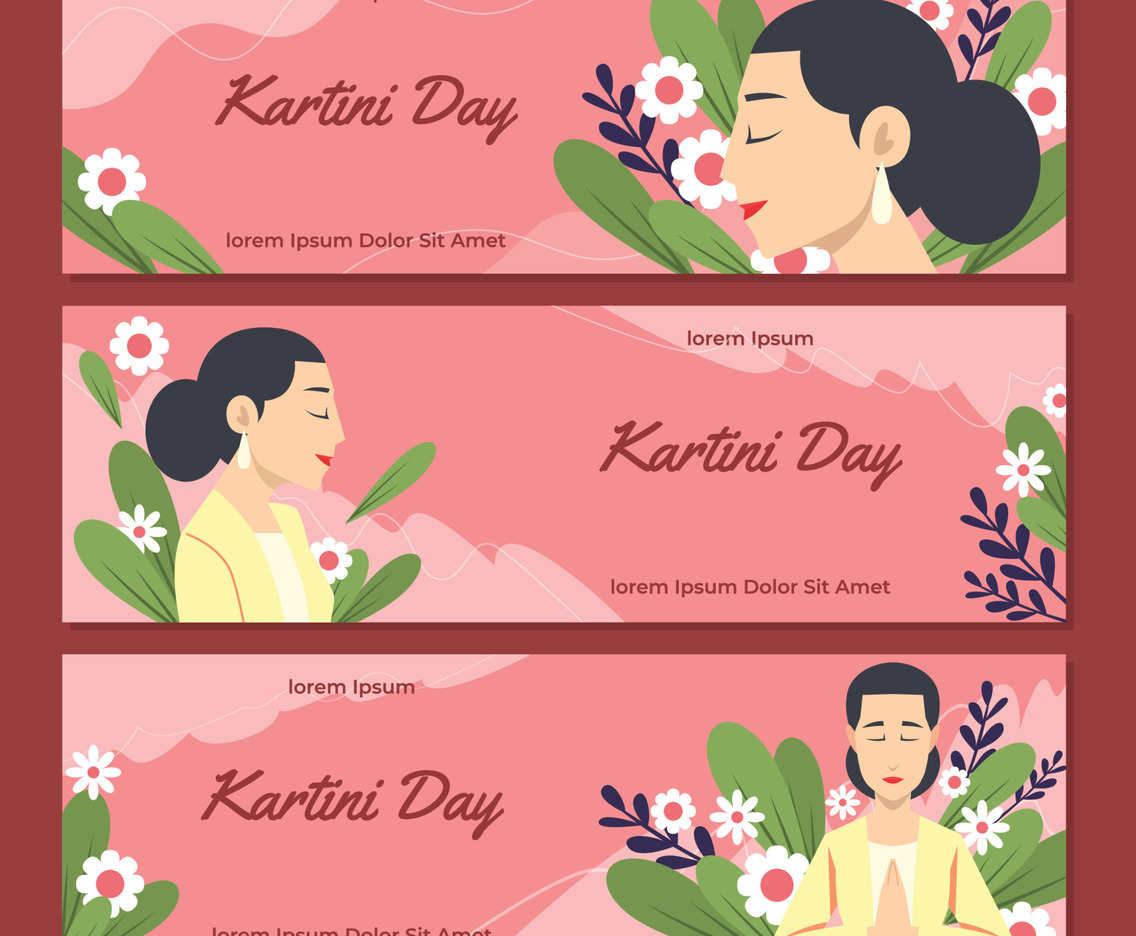 Kartini Day Banner Set