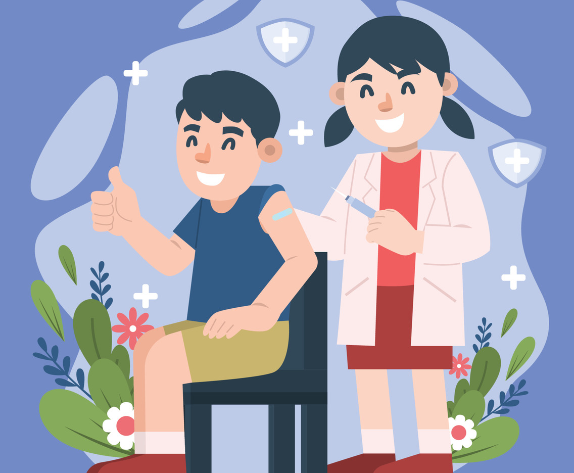 World Immunization Week Activity Boy And Girl