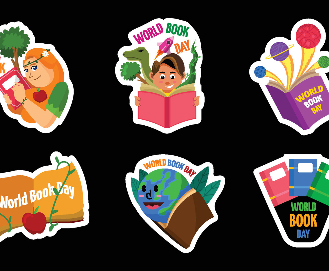 Book World Day Stickers