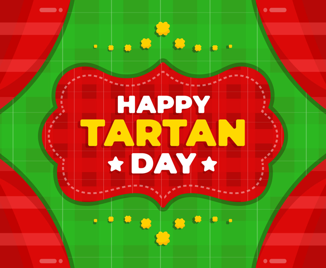 Tartan Day Background