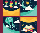 Cute Flat Social Media for Ramadhan Month