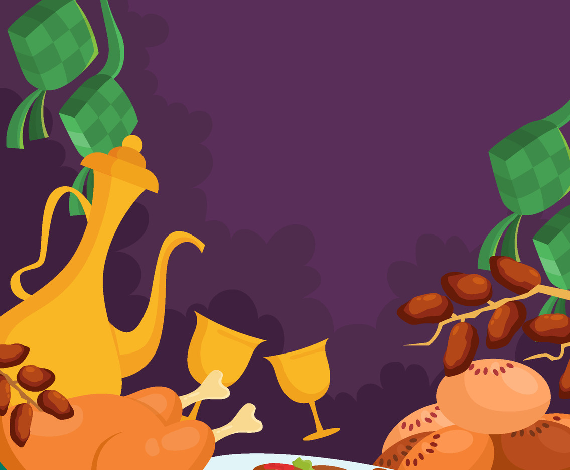 Iftar Food Background