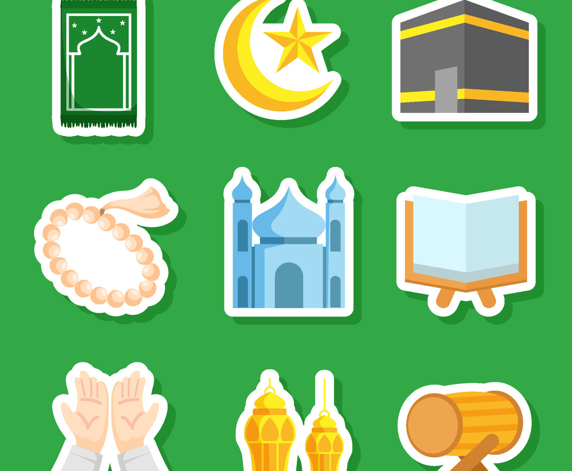Islamic Journal Set Sticker Collection
