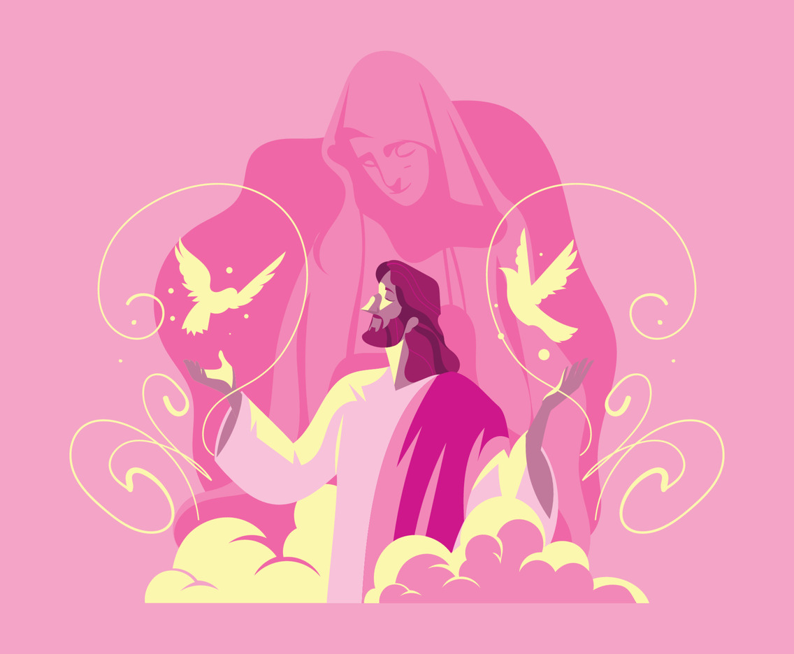 Jesus Give Light Birds in Good Friday