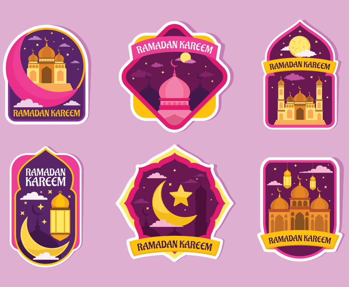 Ramadan Kareem Sticker Set