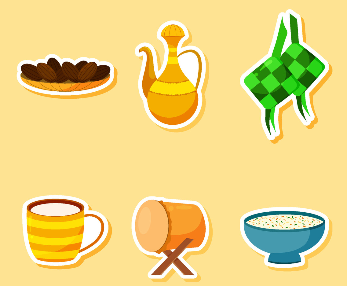 Iftar Food Sticker