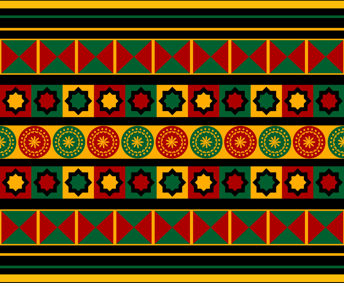 Seamless Pattern Africa Pan Color