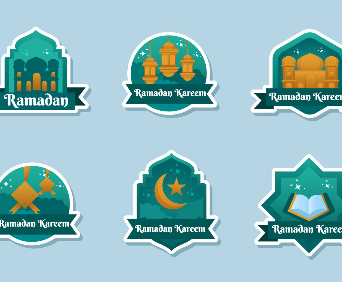 Ramadan Kareem Sticker Set