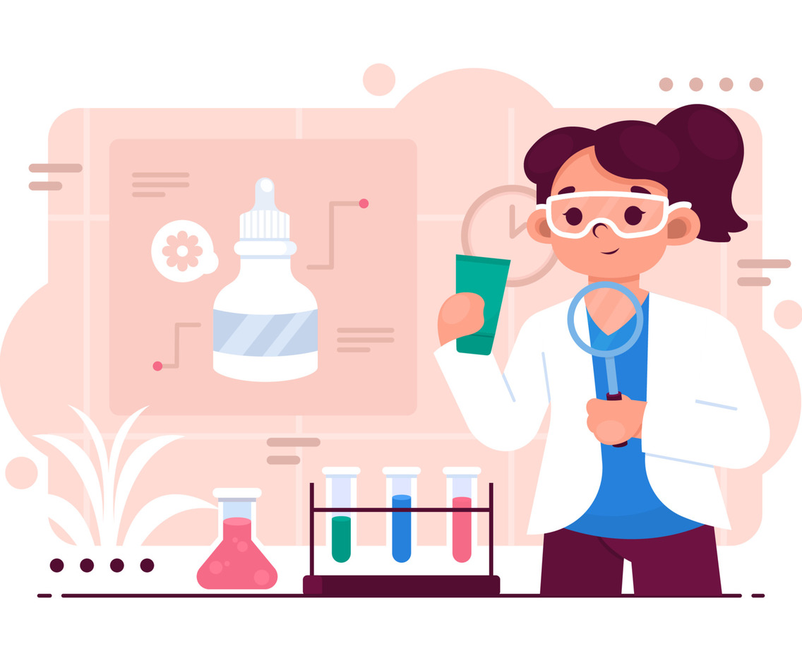 Beauty Skincare Research Concept
