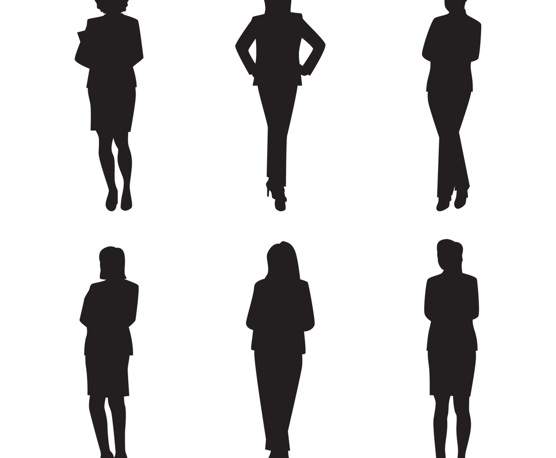 Business Woman Silhouette Collection