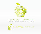 Digital Apple Logo