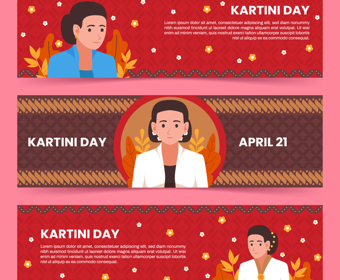 Kartini Day Banner Collection