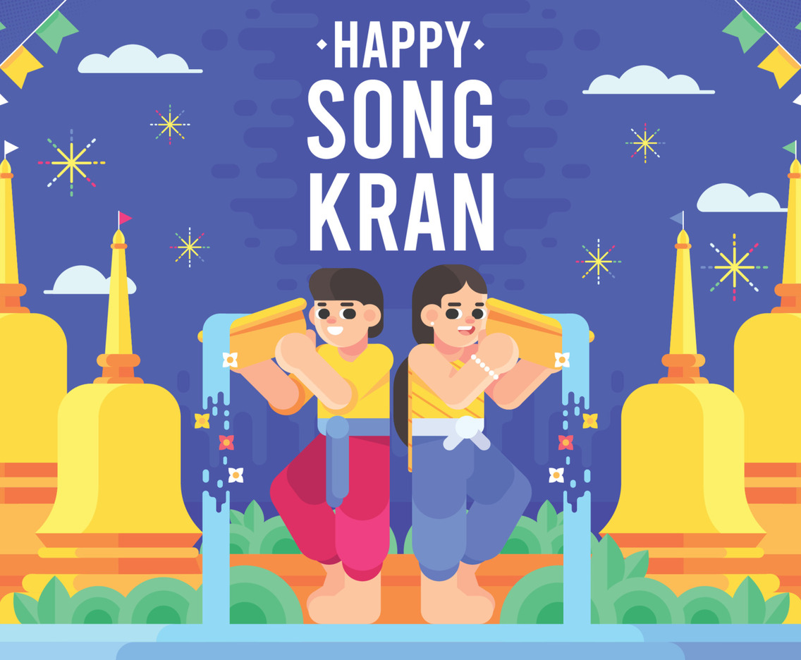 Taking Part In Songkrans Water Festival