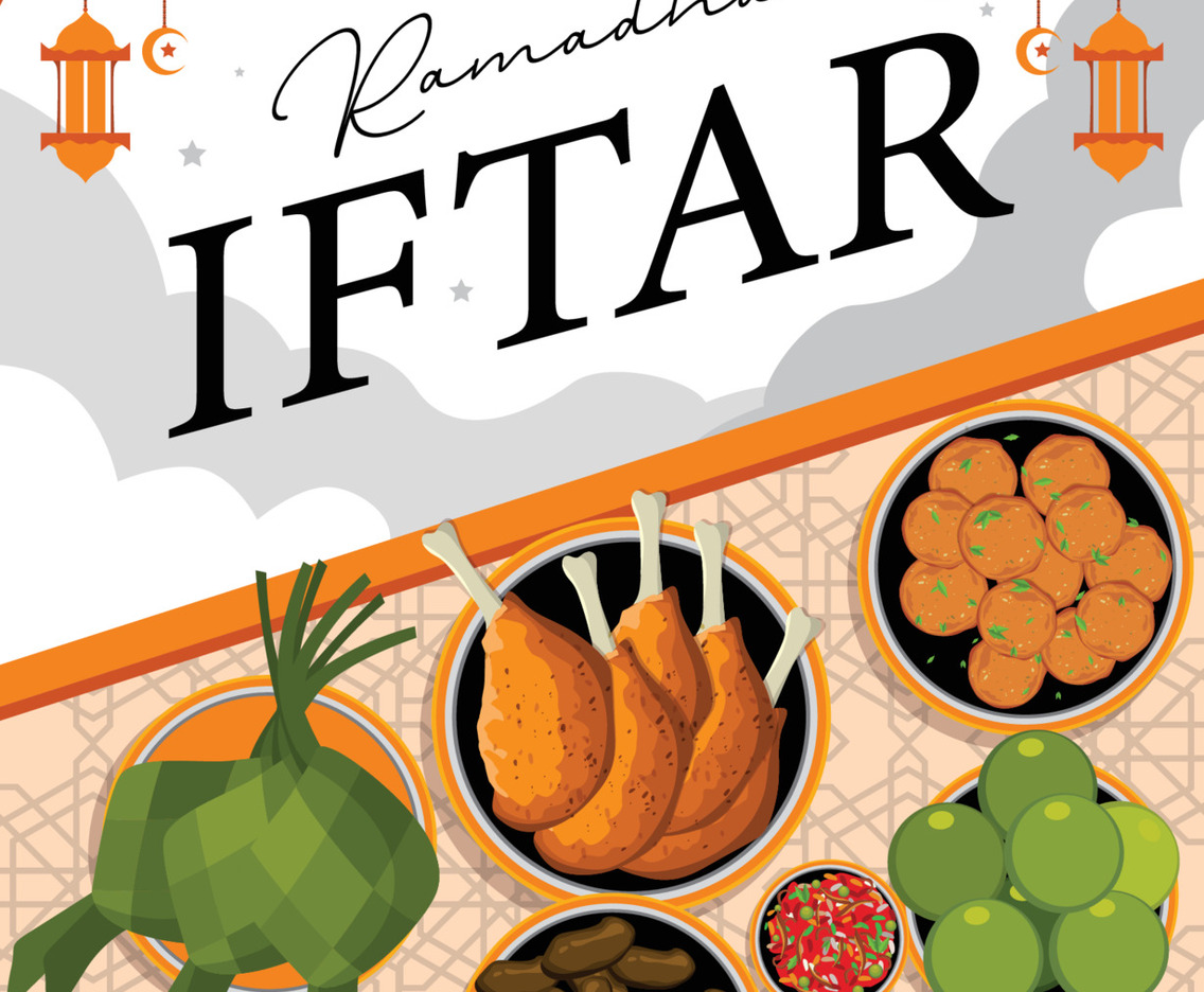 Iftar Food Background Comcept