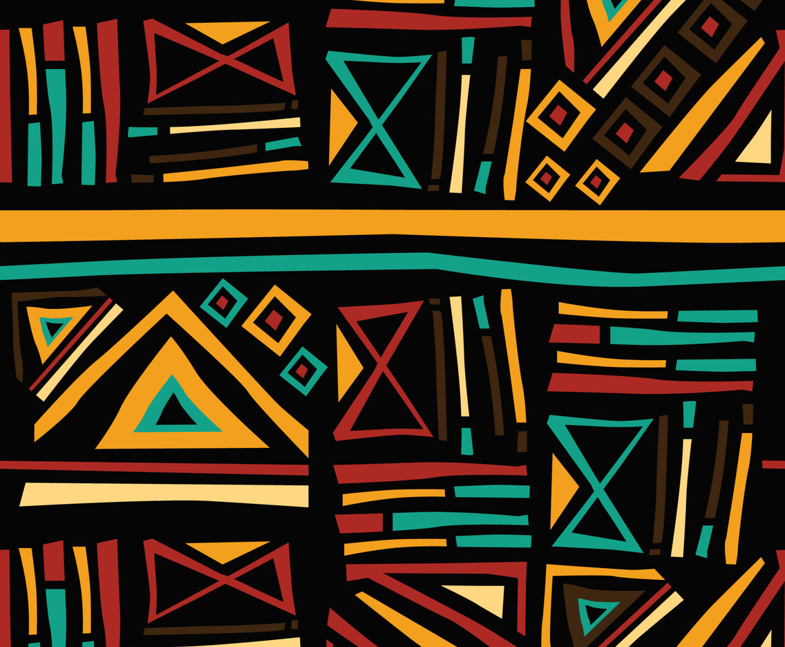 Pan Africa Seamless Pattern