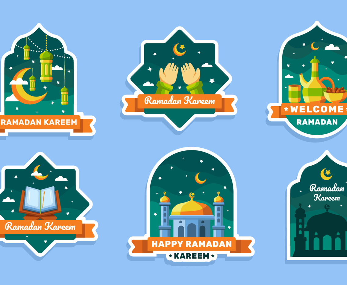 Fasting Ramadan Month Sticker Collection