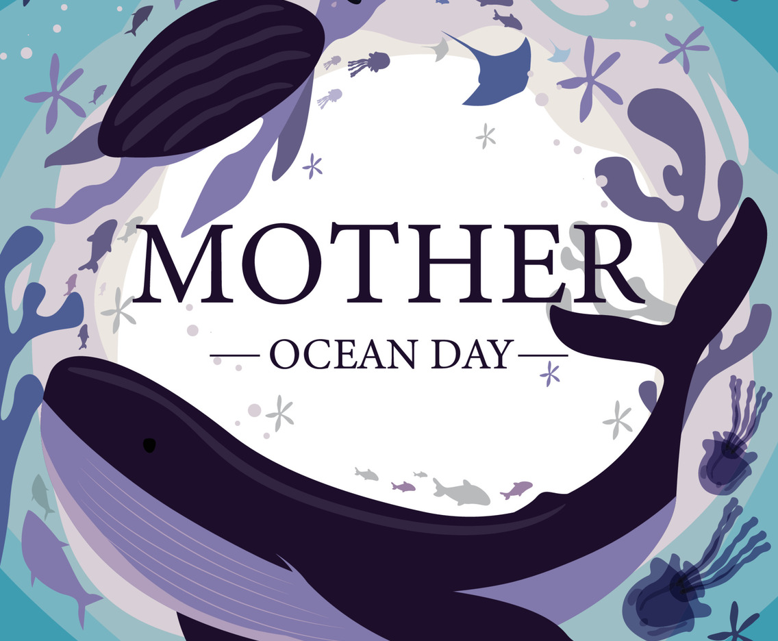 Mother Ocean Day Concept