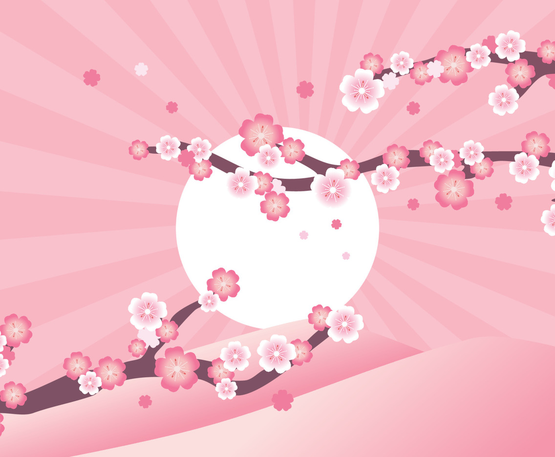 Spring Cherry Blossom Background