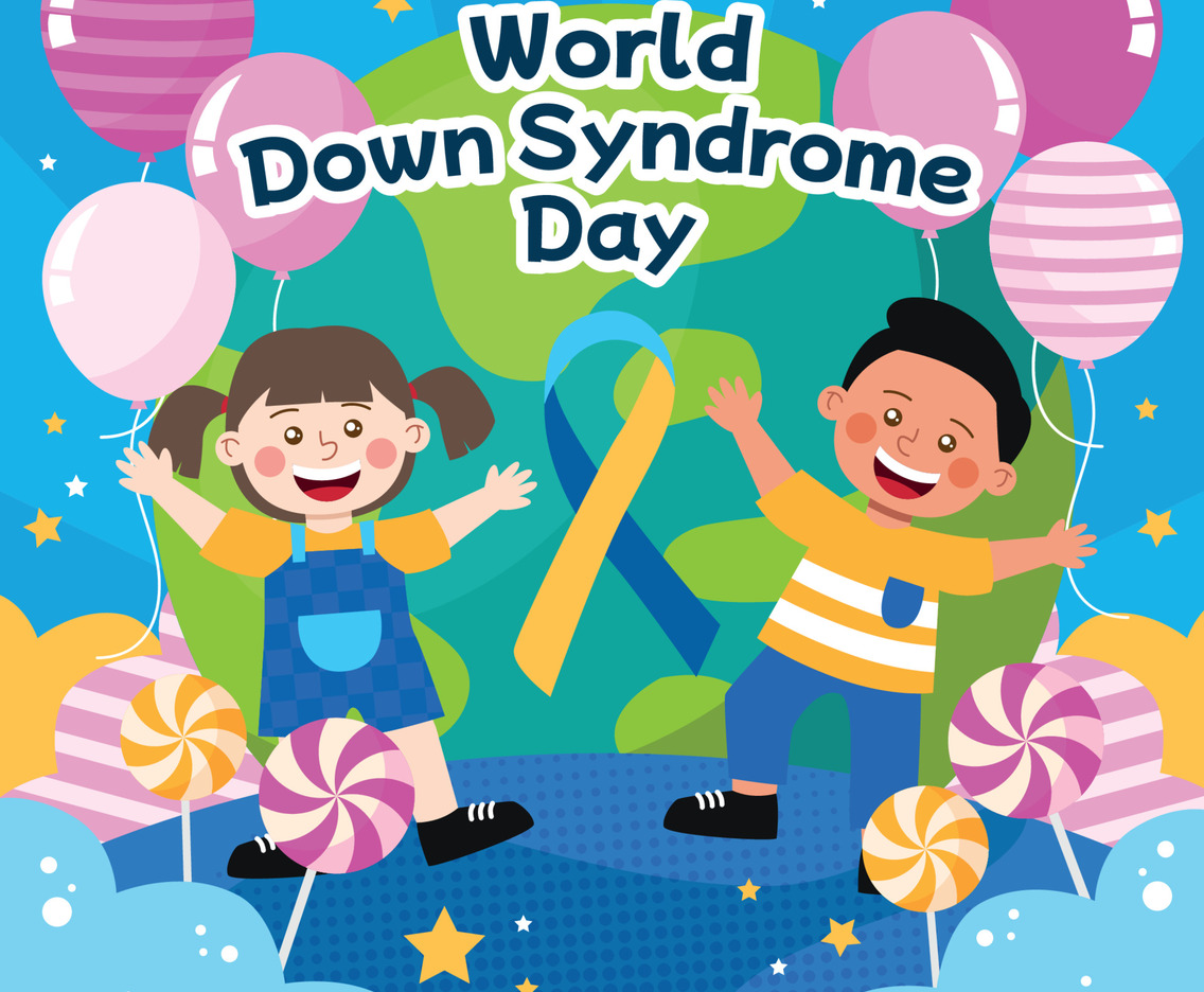 Happy Kids Celebrate World Down Syndrome Day