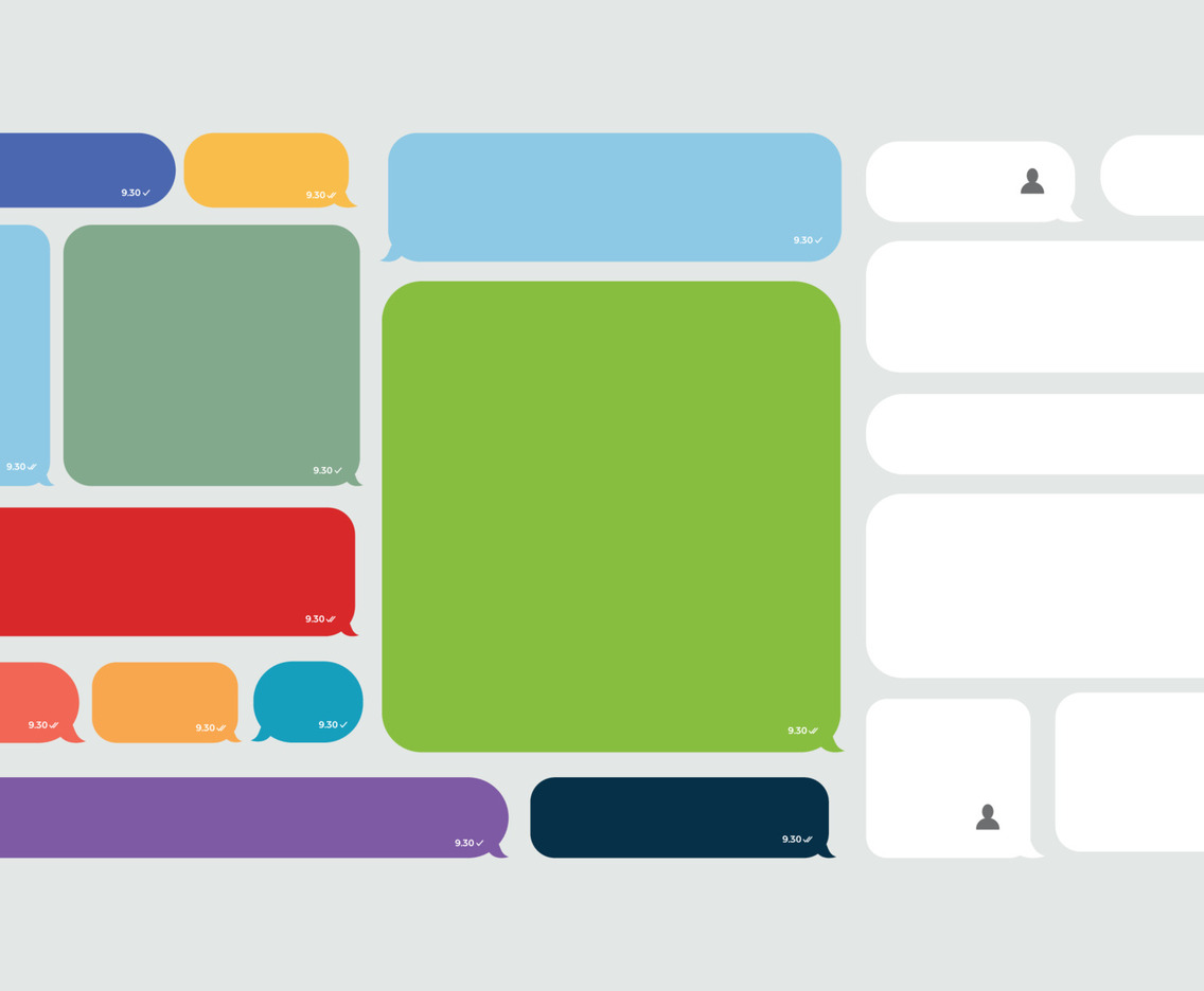 Flat Bubble Chat Collection