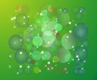 Green Circles Background Vector