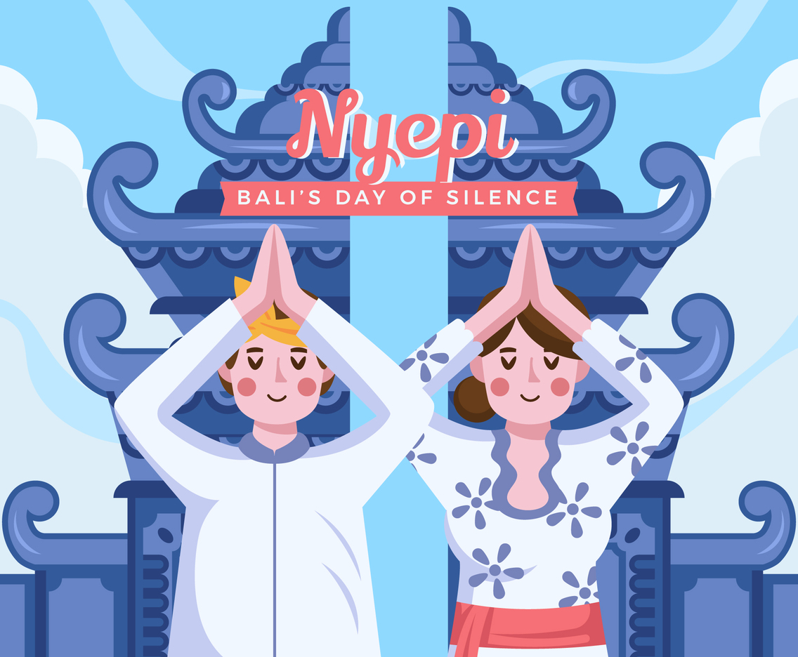 Indonesian Bali's Nyepi Day