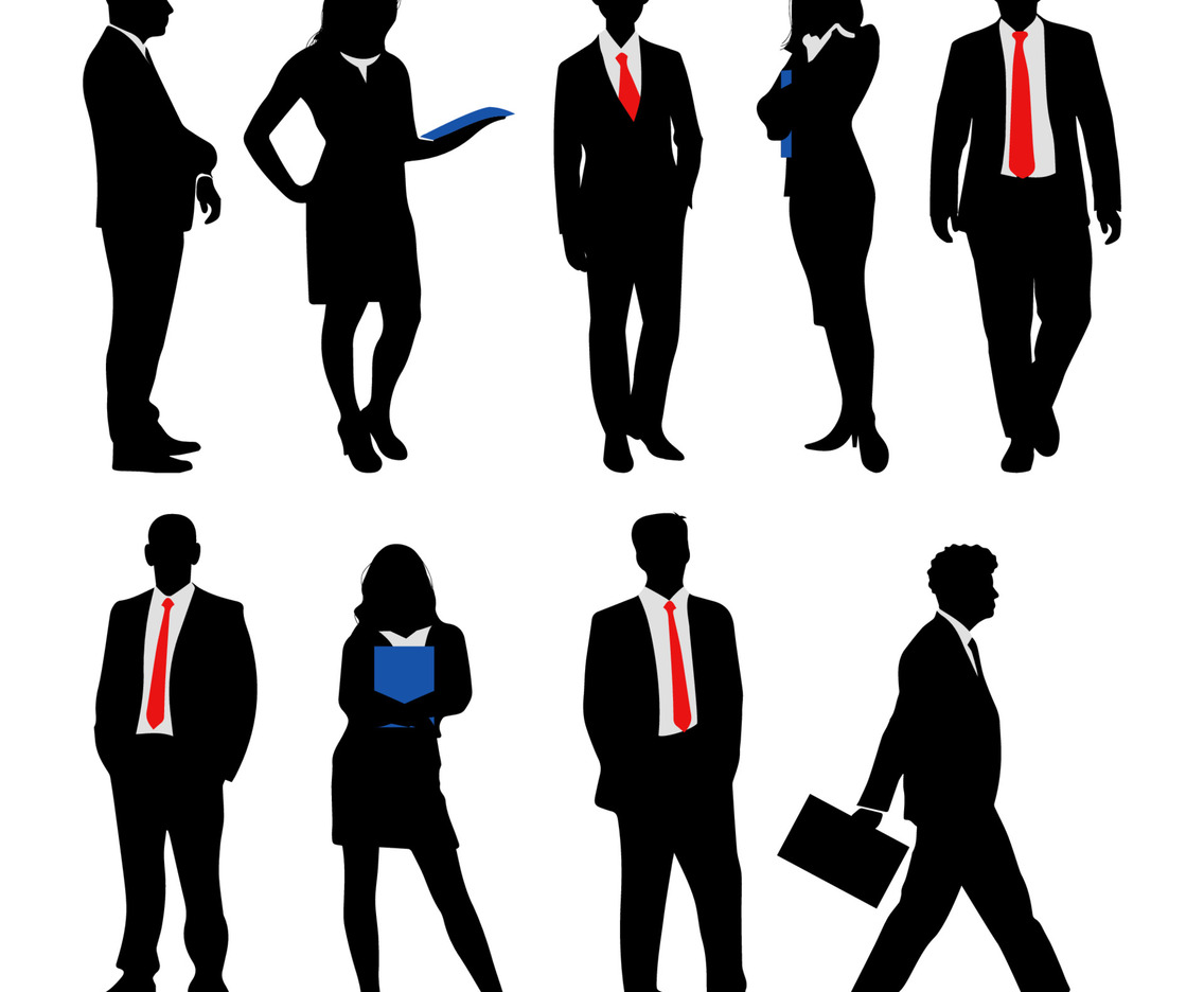 Business People Silhouettes