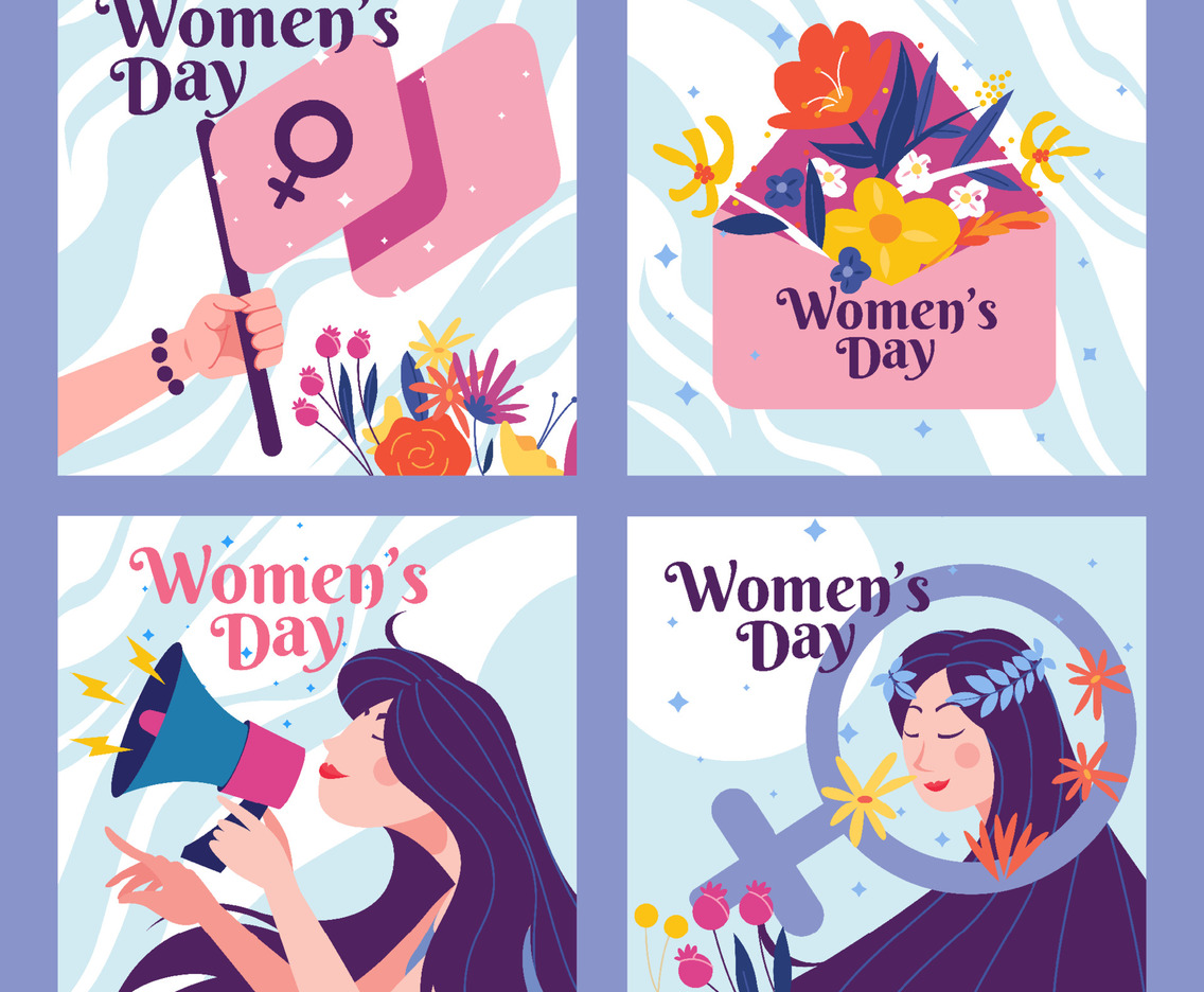 International Womens Day Awareness Campaign Social Media Post