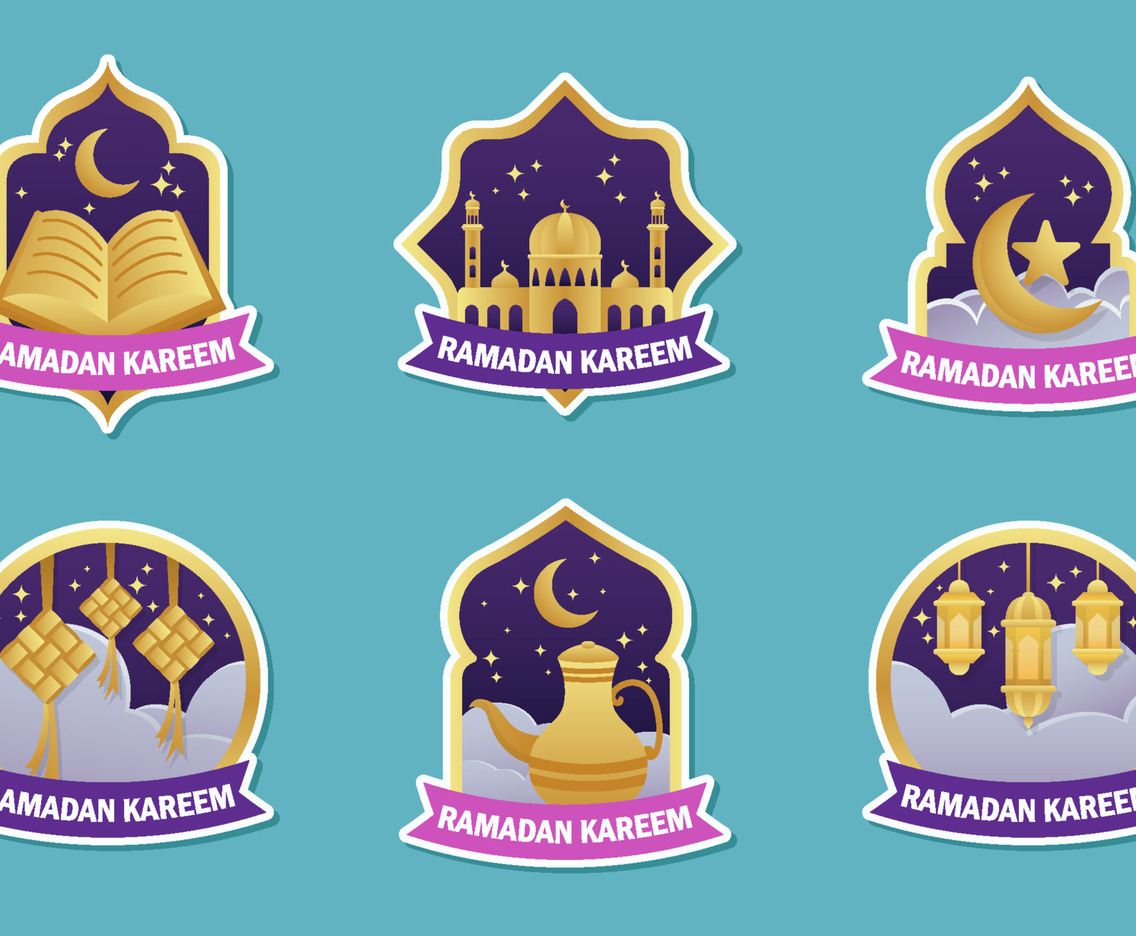 Ramadan Kareem Sticker Set