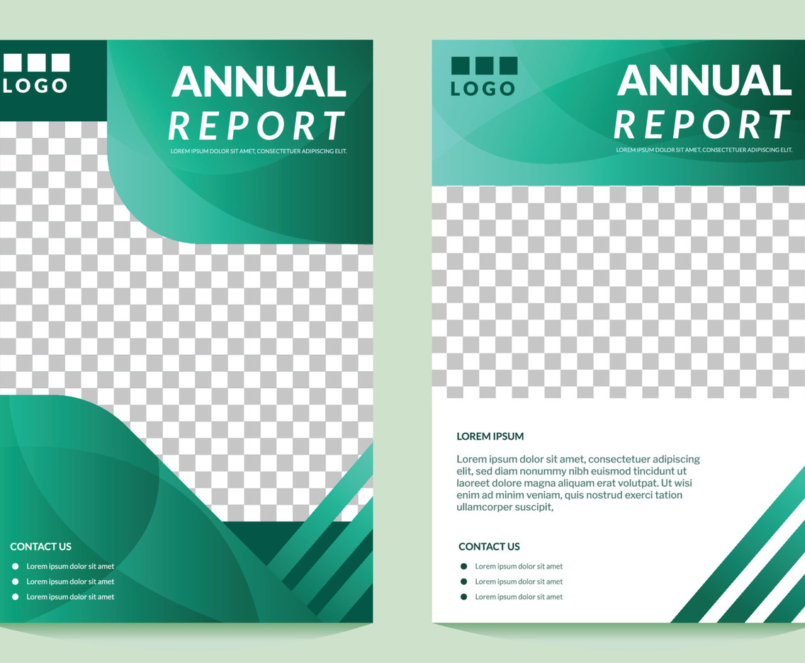 Green Annual Report Template