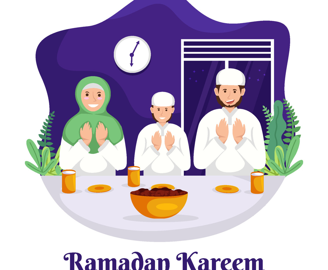 Family Gathering of Ramadan Month