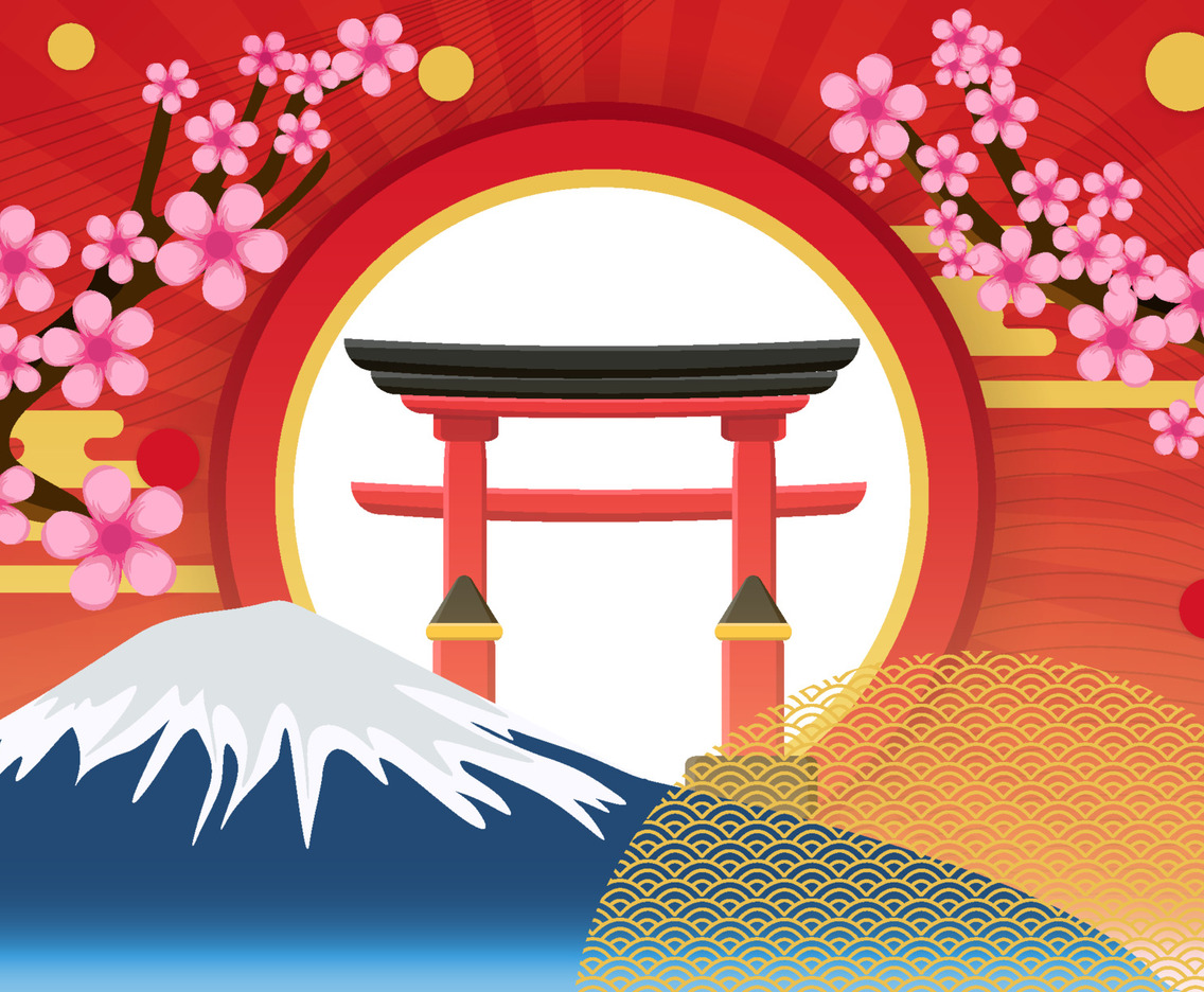Japanese Concept Element Background