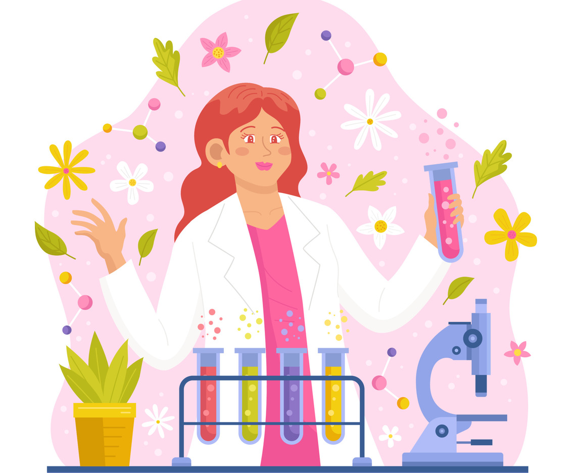 Women in Modern Apothecaries Skin Care Lab