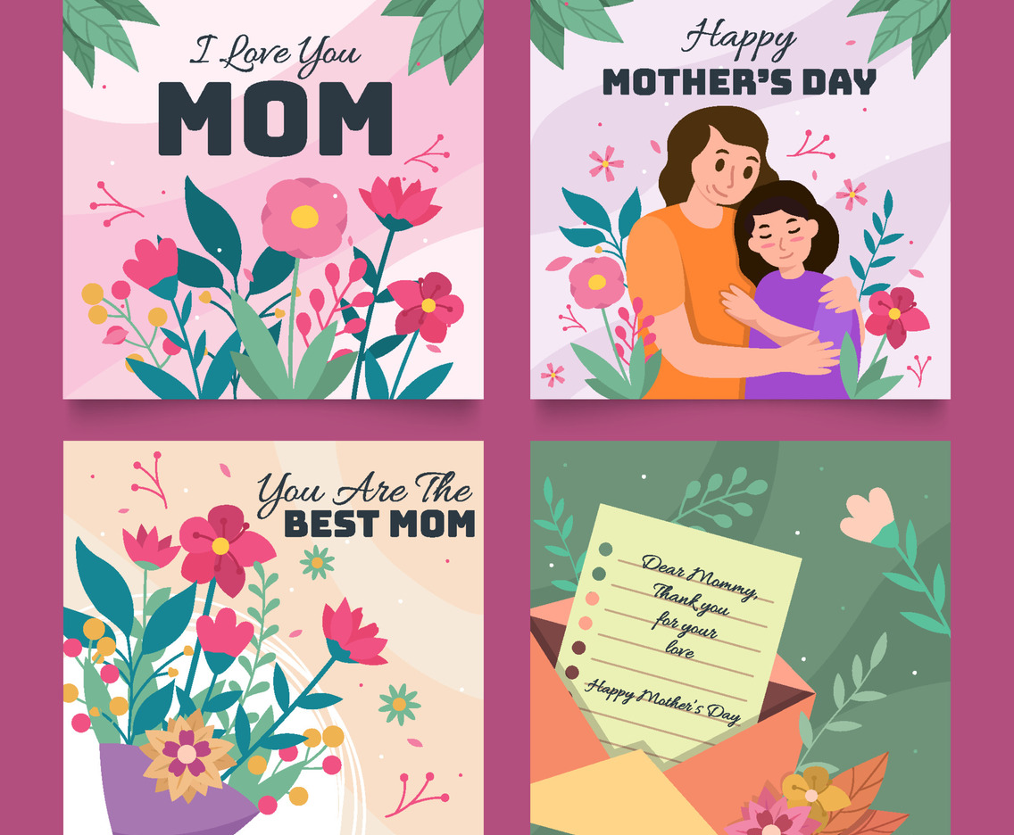Mothers Day Appreciation Card Concept