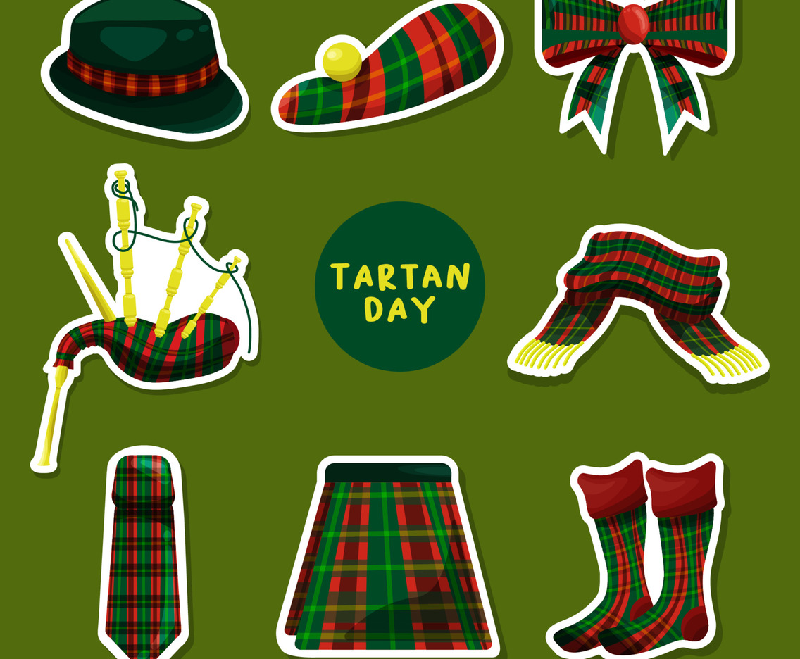 Tartan Day Sticker Collection