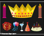 Birthday Party Graphics Set