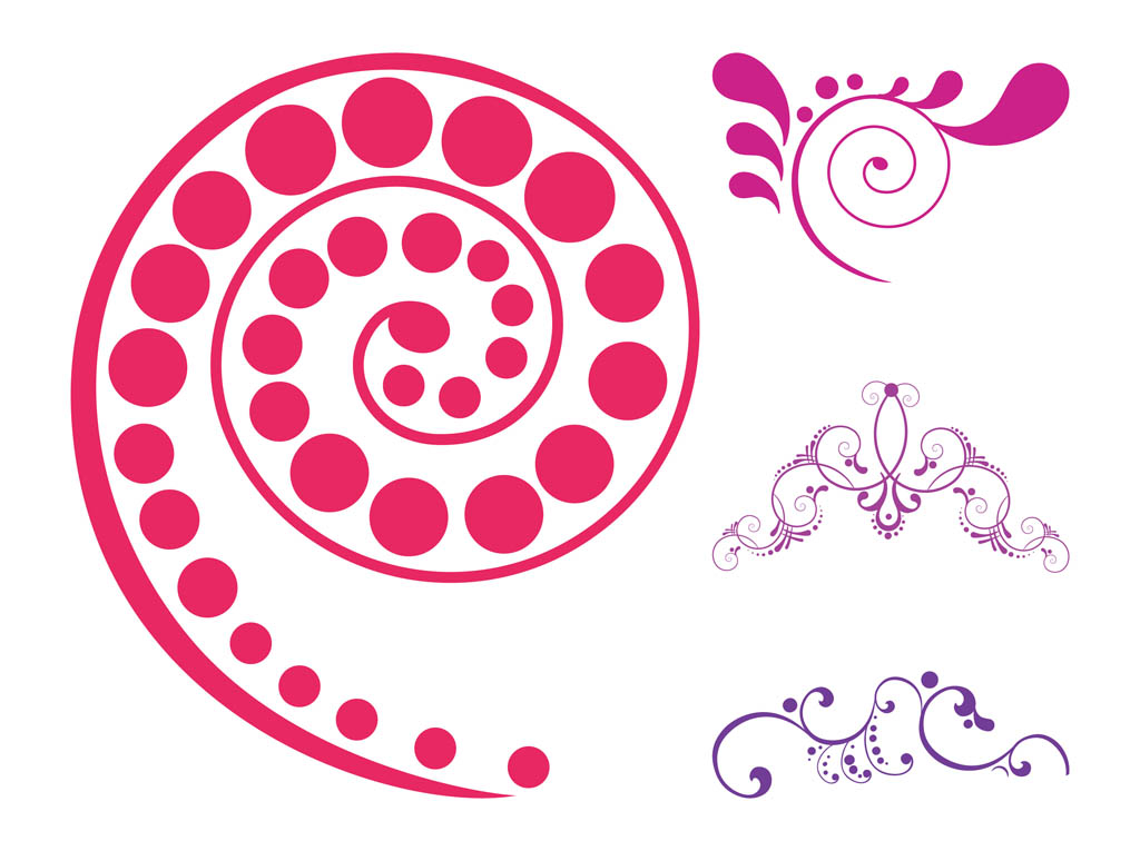 Abstract Floral Scrolls