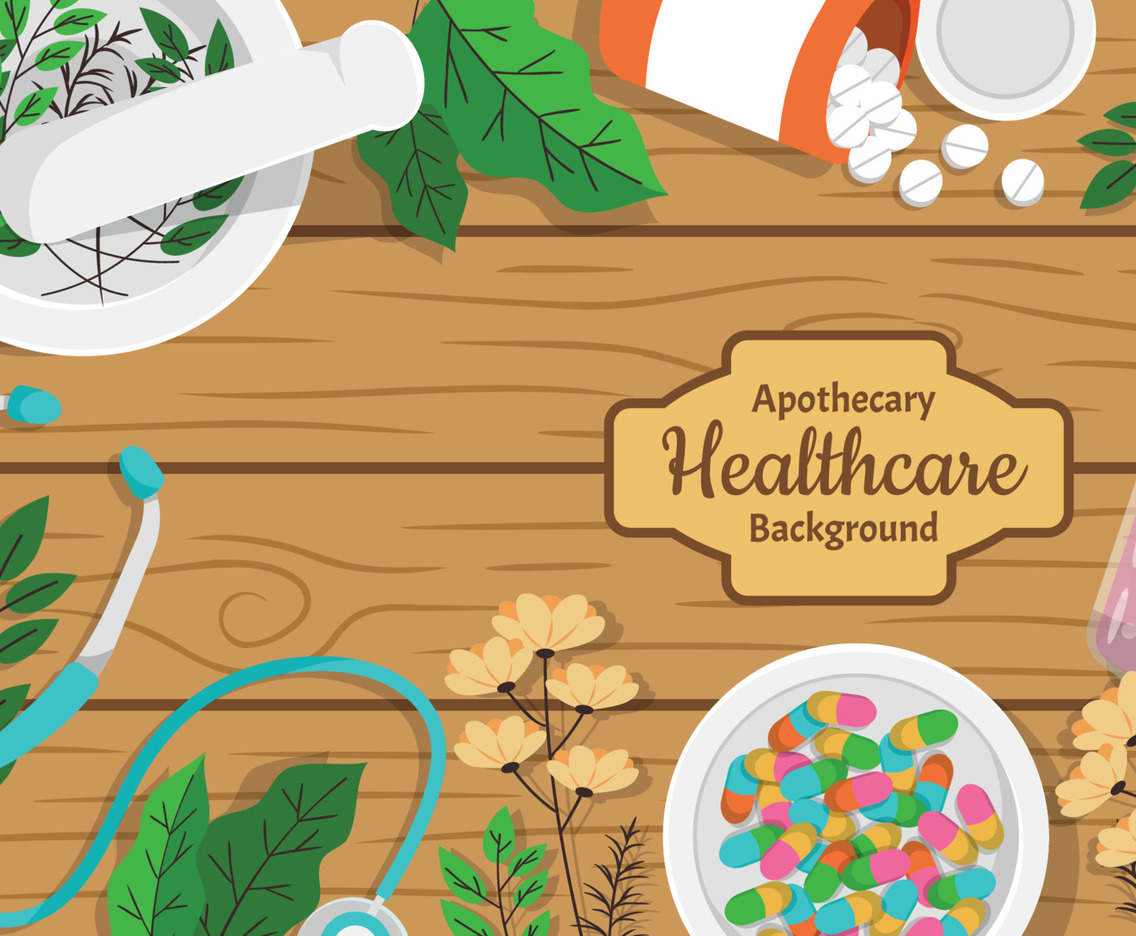Apothecary Healthcare Background