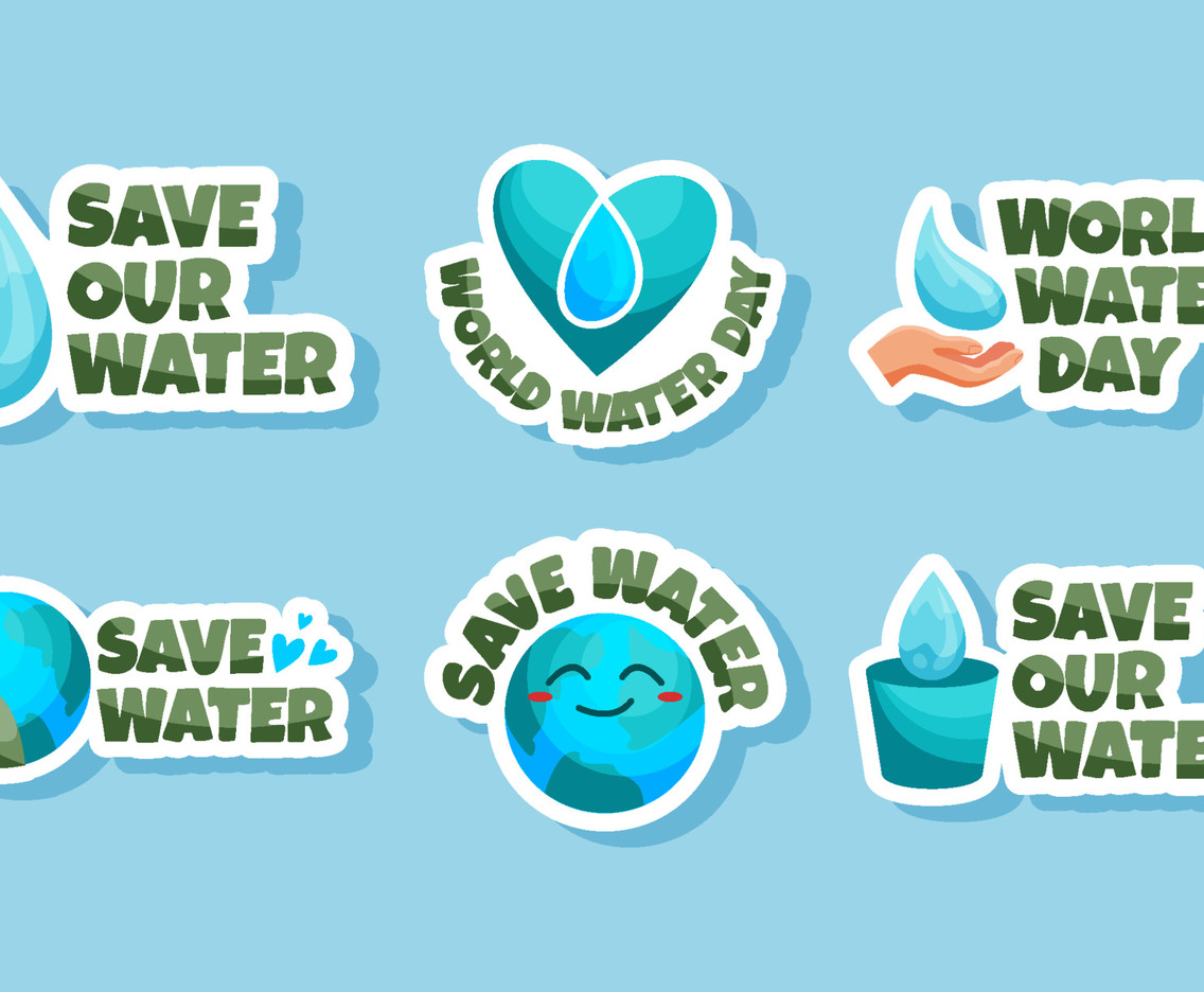 World Water Day Sticker Collection